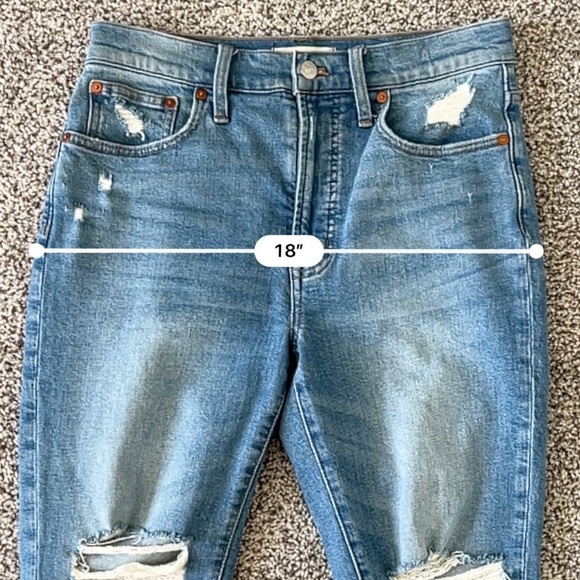 Madewell The Perfect Vintage Jean - Straight Leg - Denman Wash - Size 27 - Picture 13 of 14